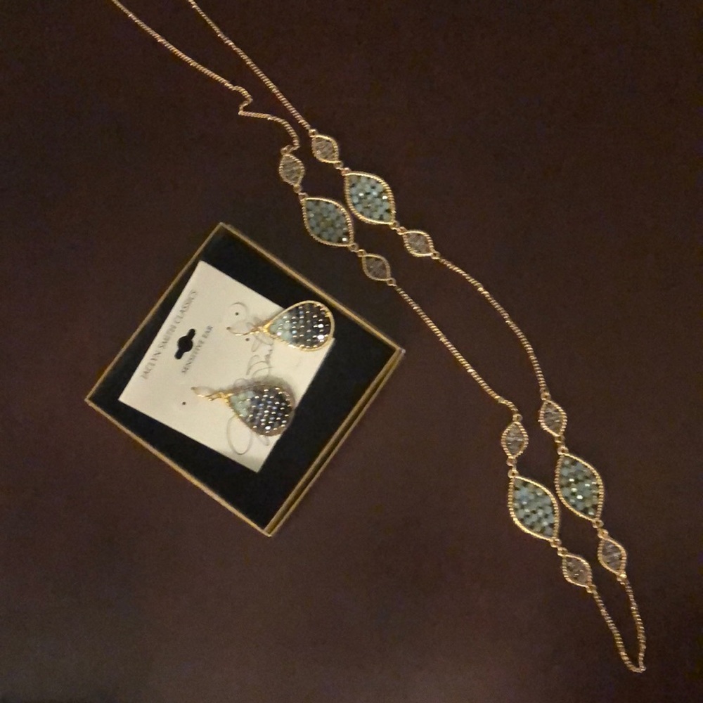 Jaclyn Smith Classics earrings and necklace